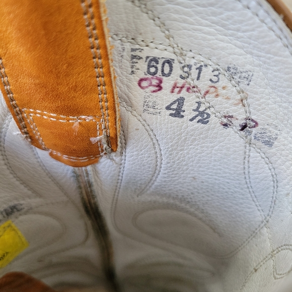 Stewart Boot Co. Men's 4.5/4 or Women's 6/5.5 Handmade Cowboy Western Boots Vtg - Picture 11 of 13